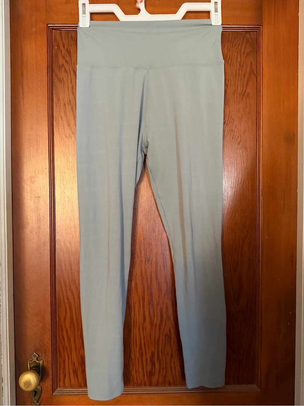 Women's High-Waist Light Gray Leggings